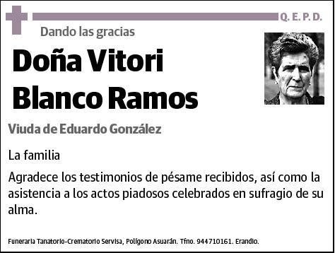 BLANCO RAMOS,VITORI