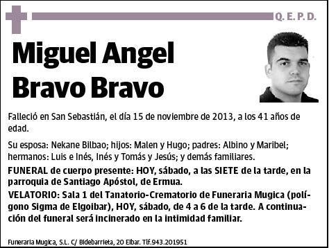 BRAVO BRAVO,MIGUEL ANGEL