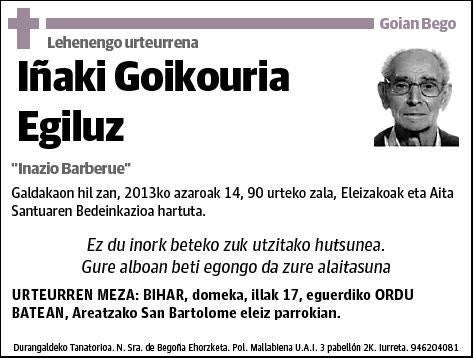 GOIKOURIA EGILUZ,IÑAKI