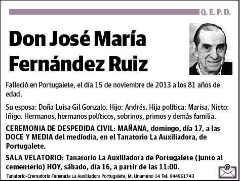 FERNANDEZ RUIZ,JOSE MARIA