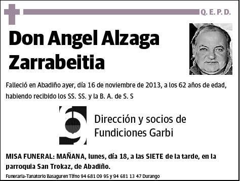 ALZAGA ZARRABEITIA,ANGEL