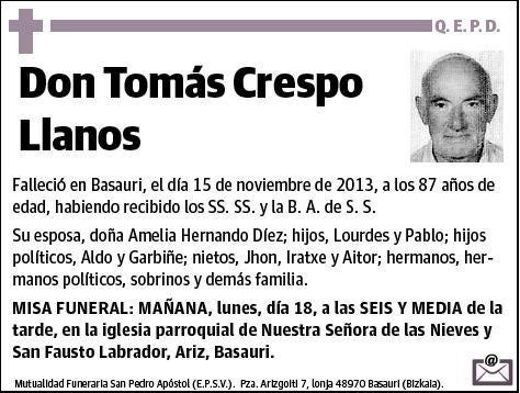 CRESPO LLANOS,TOMAS