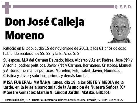 CALLEJA MORENO,JOSE