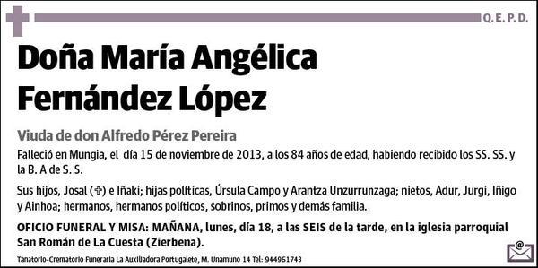 FERNANDEZ LOPEZ,MARIA ANGELICA