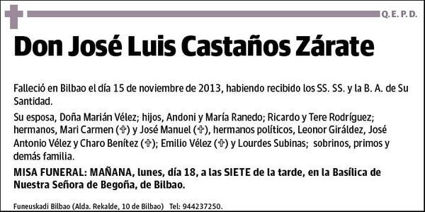 CASTAÑOS ZARATE,JOSE LUIS