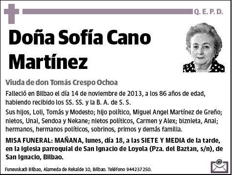 CANO MARTINEZ,SOFIA