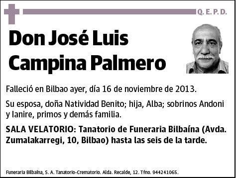 CAMPINA PALMERO,JOSE LUIS