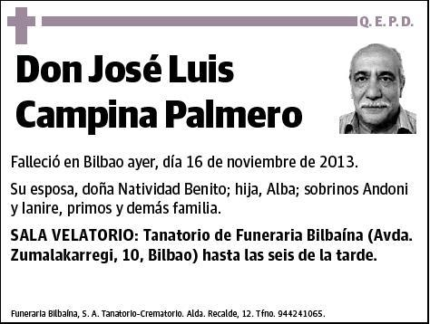 CAMPINA PALMERO,JOSE LUIS