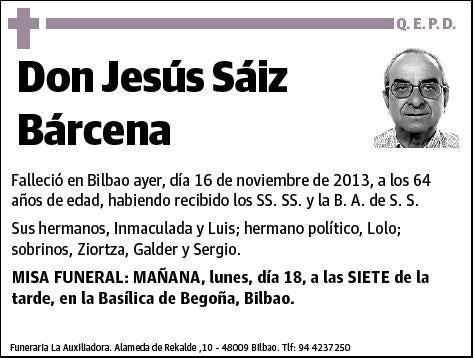 SAIZ BARCENA,JESUS