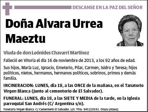 URREA MAEZTU,ALVARA