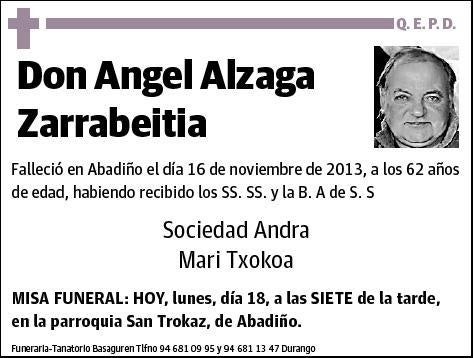 ALZAGA ZARRABEITIA,ANGEL