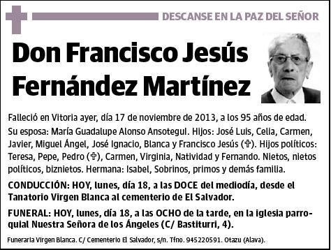 FERNANDEZ MARTINEZ,FRANCISCO JESUS