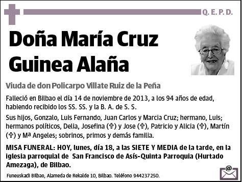 GUINEA ALAÑA,MARIA CRUZ