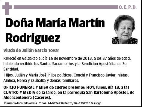 MARTIN RODRIGUEZ,MARIA