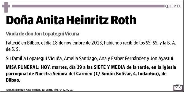 HEINRITZ ROTH,ANITA