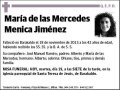 MENICA JIMENEZ,MARIA DE LAS MERCEDES