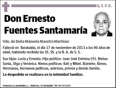 FUENTES SANTAMARIA,ERNESTO