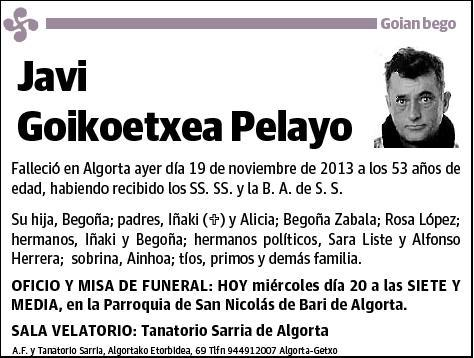 GOIKOETXEA PELAYO,JAVI