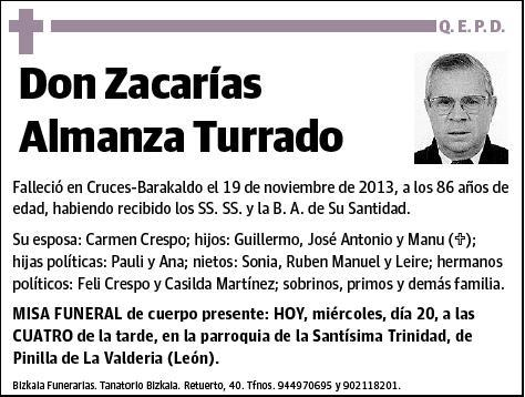 ALMANZA TURRADO,ZACARIAS