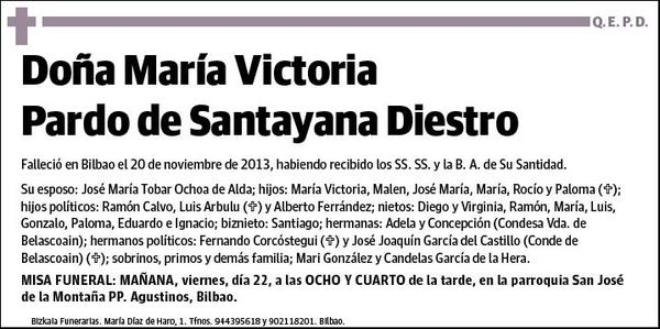 PARDO DE SANTAYANA DIESTRO,MARIA VICTORIA