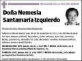 SANTAMARIA IZQUIERDO,NEMESIA
