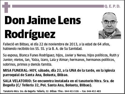 LENS RODRIGUEZ,JAIME