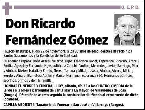 FERNANDEZ GOMEZ,RICARDO