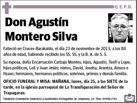 MONTERO SILVA,AGUSTIN