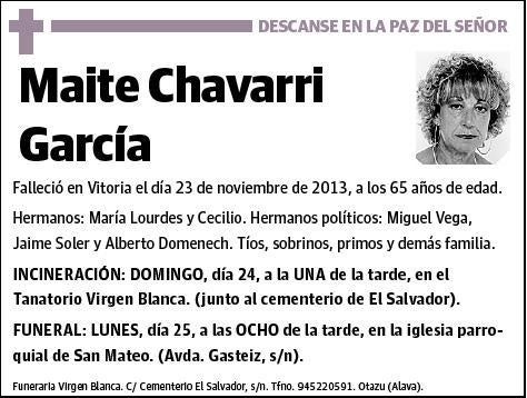 CHAVARRI GARCIA,MAITE