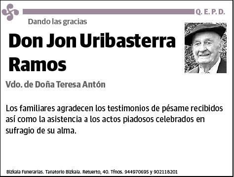 URIBASTERRA RAMOS,JON