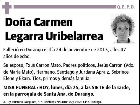 LEGARRA URIBELARREA,CARMEN