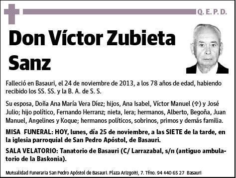 ZUBIETA SANZ,VICTOR