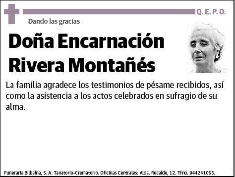 RIVERA MONTAÑES,ENCARNACION