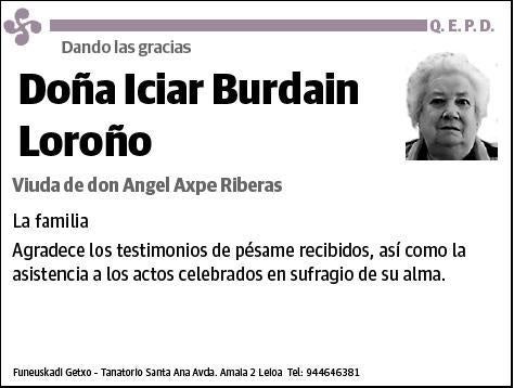 BURDAIN LOROÑO,ICIAR