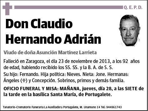 HERNANDO ADRIAN,CLAUDIO