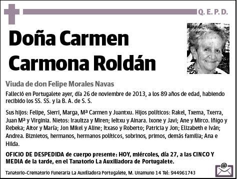 CARMONA ROLDAN,CARMEN