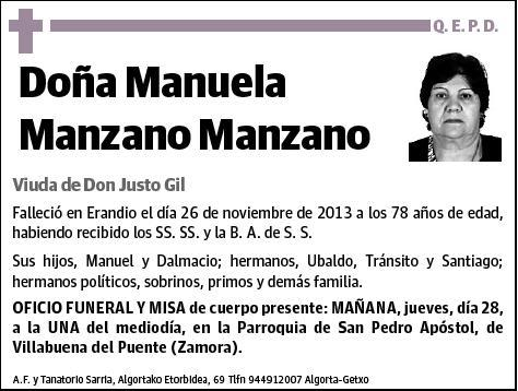 MANZANO MANZANO,MANUELA