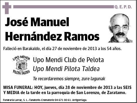 HERNANDEZ RAMOS,JOSE MANUEL