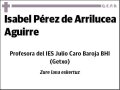 PEREZ DE ARRILUCEA AGUIRRE,ISABEL