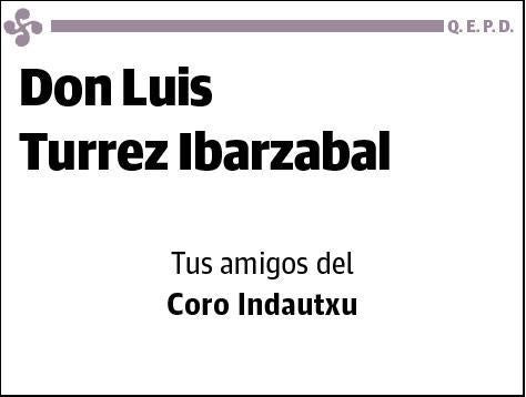 TURREZ IBARZABAL,LUIS MARIA