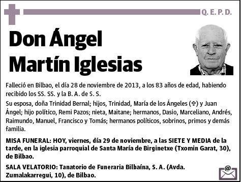 MARTIN IGLESIAS,ANGEL