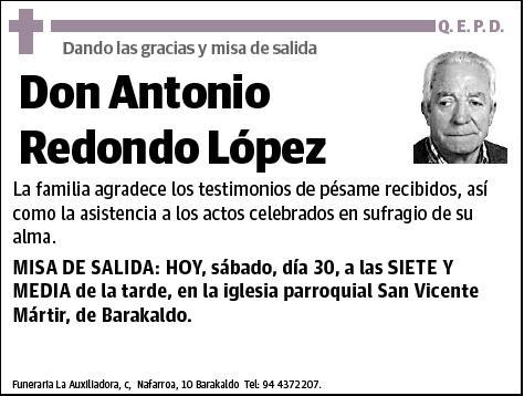 REDONDO LOPEZ,ANTONIO