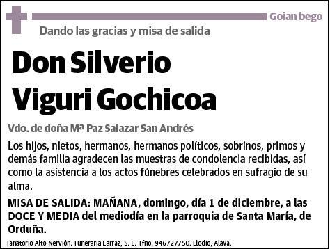 VIGURI GOCHICOA,SILVERIO