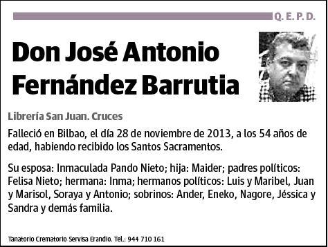 FERNANDEZ BARRUTIA,JOSE ANTONIO