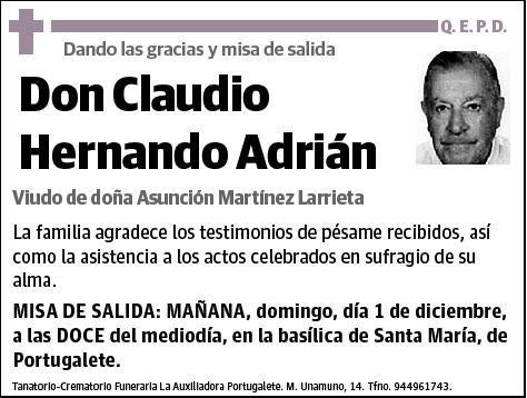 HERNANDO ADRIAN,CLAUDIO