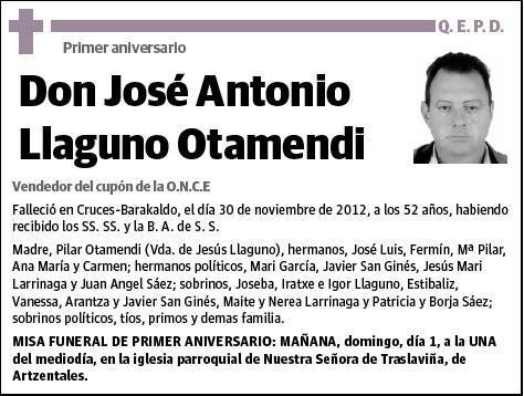 LLAGUNO OTAMENDI,JOSE ANTONIO