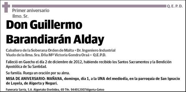 BARANDIARAN ALDAY,GUILLERMO