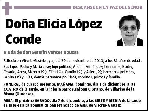 LOPEZ CONDE,ELICIA