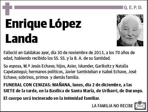 LOPEZ LANDA,ENRIQUE