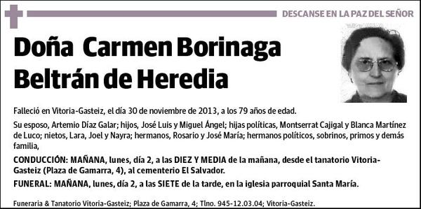 BORINAGA BELTRAN DE HEREDIA,CARMEN